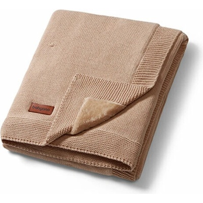 BABYONO Deka z přírodní bavlny dark beige