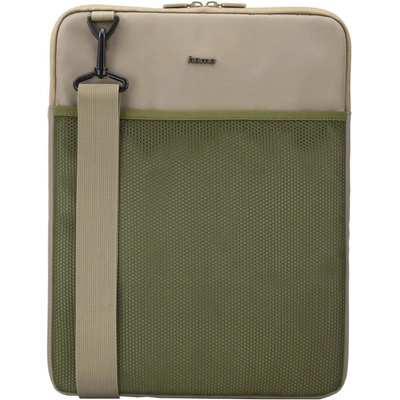 Hama To Go, obal na notebook, pre uhlopriečku 40-41 cm 15,6-16,2, popruh na rameno, béžový/zelený 222074