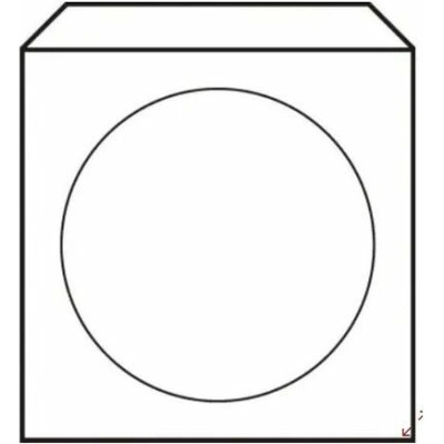 Obálky na CD 125x125 s okénkem 50 ks