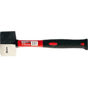 Tools world ЧУК ГУМЕН 450гр ЧЕРНА И БЯЛА ГУМА ДРЪЖКА ФИБРОСТЪКЛО (111719)