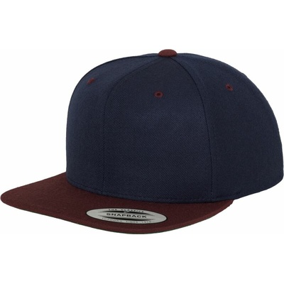 Flexfit 6089M 6 panelová Snapback 55.6089 navy/maroon