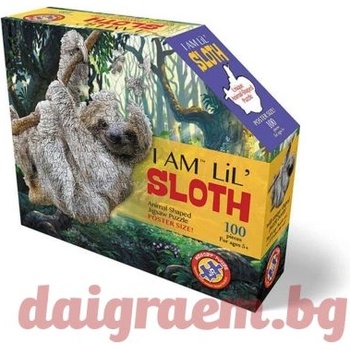 WOW Toys Пъзел wow 4008 - 100 части - Ленивец (wowp4008)