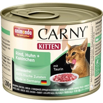 Animonda Carny Kitten kuřecie mäso králik 200 g