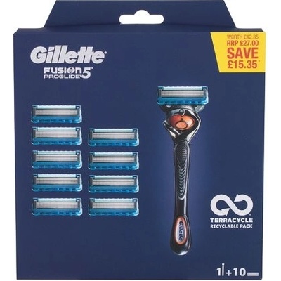 Gillette Fusion5 ProGlide Flexball + 10 ks hlavic