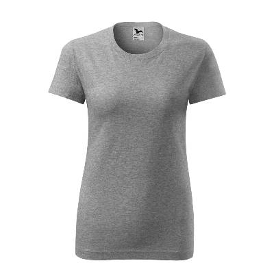 Malfini classic new 133 / Дамска тениска - тъмносив меланж xxl (1331217)
