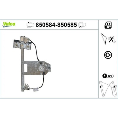 Zvedací zařízení oken VALEO 850584