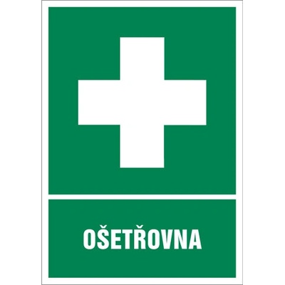 Značka Ošetřovna, samolepicí fólie, 210 × 297 mm BZ FE903