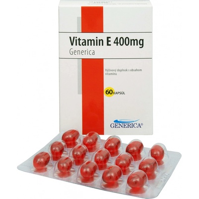 GENERICA Vitamin E 400 I.U. cps 1x60 ks