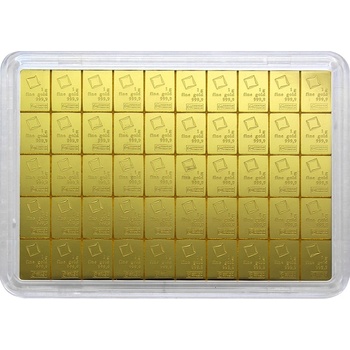 Valcambi Zlatá tehlička 50 x 1 g