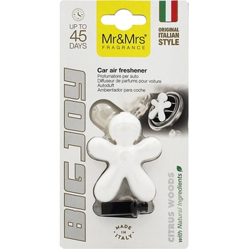 Mr&Mrs Fragrance Big Joy Citrus Woods автомобилен аромат