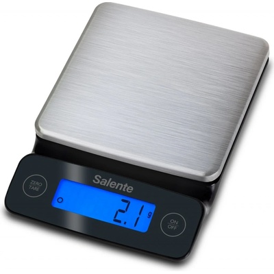 Salente DiamondCook, kuchyňská & přesná desetinná váha 2v1, 3 kg, černá