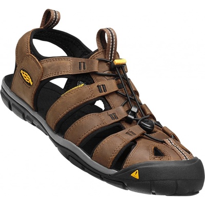 Keen Clearwater Cnx Leather M sandály KEN12010794 dark earth black