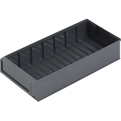 Alutec 66032 skladový box , stohovatelné, 500 x 183 x 81 mm, tmavě šedá , 1 ks