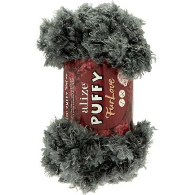 Alize Puffy Furlove 87 šedá