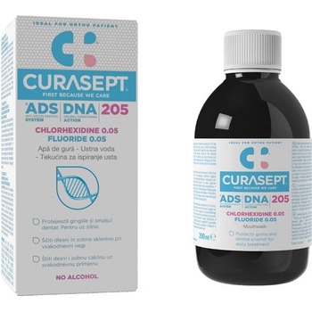 Curasept ADS DNA 205 Вода за уста с 0.05% хлорхексидин, 200 ml