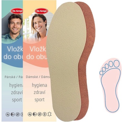 Dr. Grepl vláknitá useň Stélky/vložky do bot béžové