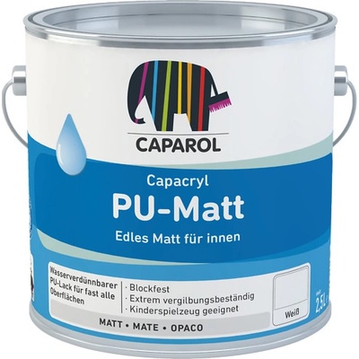 CAPAROL Vodou ředitelný lak CAPACRYL PU-Matt 0,7L W