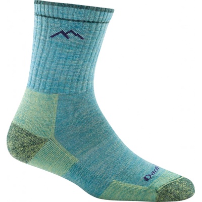 Darn Tough dámské HIKER MICRO CREW MIDWEIGHT WITH CUSHION aqua heather