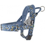 Hurtta Razzle-Dazzle Blue - ECO нагръдник за куче, син на чертички, размер 45-55 см, Финландия - 933923