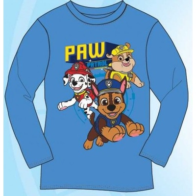 E plus M triko Paw Patrol dlouhý rukáv nebesky modrá