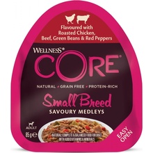 Wellness Core Adult Small Breed Savoury Medleys Flavoured with Roasted Chicken Beef Green Beans a Red Peppers 85 g