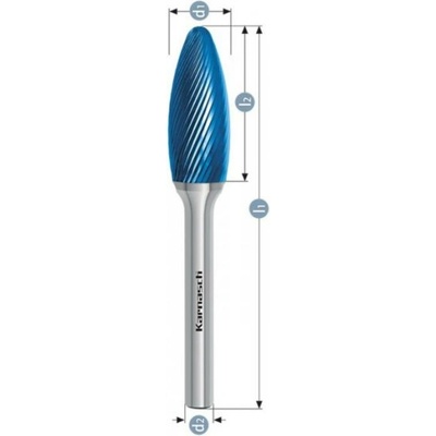 Karnasch Professional Tools HP-5 plamínek technická fréza povlakovaná - 11.5073-035