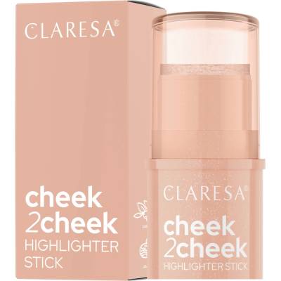 Claresa Cheek 2 Cheek Rozjasňovač v tyčince 01 Pearl Shine 5,5 g