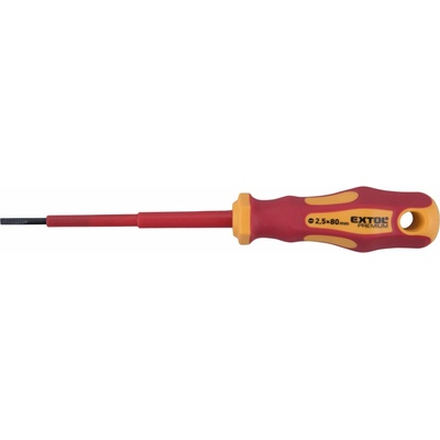 Šroubovák elektrikářský, (-)2,5x80mm, VDE, CrV EXTOL PREMIUM