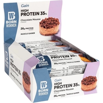 Image 1 of Born Winner Gain 35% High Protein Bar [12 x 75 грама] Шоколадов мус