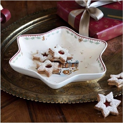 Villeroy & Boch Winter Bakery Delight mísa ve tvaru hvězdy Vesnice 24,5 cm