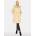 Perso long real down jacket beige