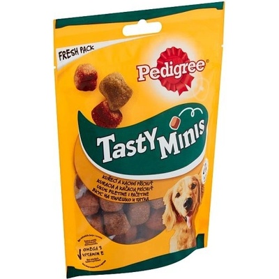 Pedigree Tasty Minis kura a kačka 130 g
