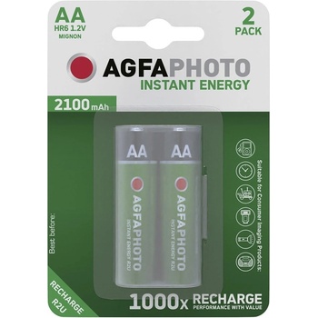 AgfaPhoto Молив за батерии AGFAPHOTO AA с предварително зареждане 2x2100 mAh (APR2U2100)
