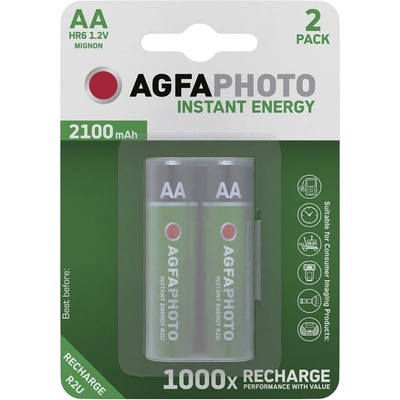 AgfaPhoto Молив за батерии AGFAPHOTO AA с предварително зареждане 2x2100 mAh (APR2U2100)