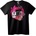 NOONEBRAND Тениска Мини Дива Червило - M, Black