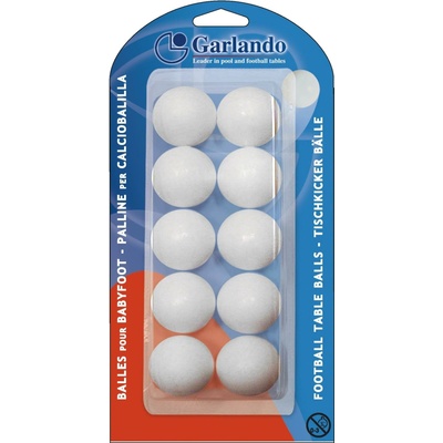 Garlando Míčky bílé sada 10 kusů blister
