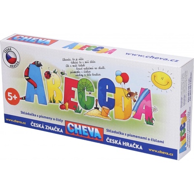 Abeceda Skládačka s písmeny a čísly