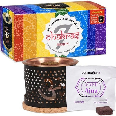 Nefertitis Difuzér Symbol Óm pro vonné cihličky Aromafume 5,5 x 7 cm