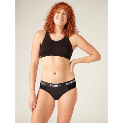 PUMA & Modibodi Menštruačné nohavičky Active Brief Moderate Heavy Dark