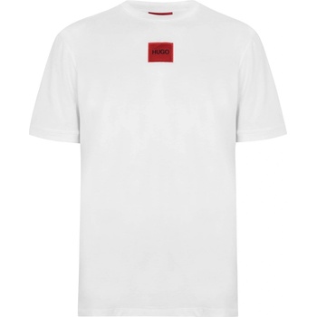 Image 1 of Hugo Тениска Hugo Mens Regular Fit Diragolino T-Shirt - White 100