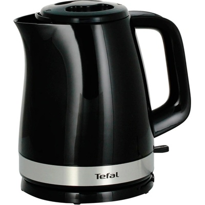 Tefal Електрическа кана Tefal Delfini Plus KO150F30, 2400 W, 1.5 l, 360° основа, Филтър, Черна (KO150F30-PL)