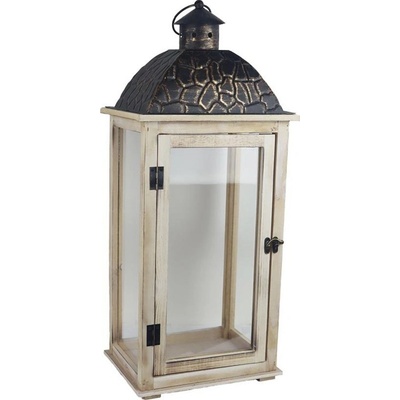 Dřevěná lucerna velká D6046/V - 62,5 cm
