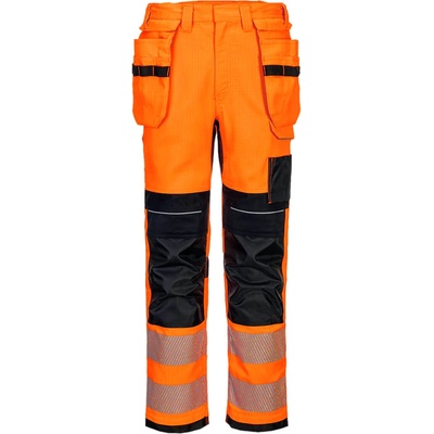 Portwest pw3 КОБУР fr415 / Мъжки работни панталони - hv оранжево/черно uk 36/eu 52 (fr415obr36)