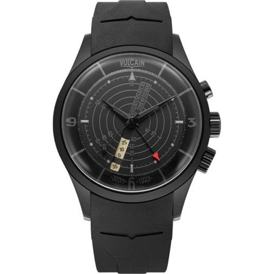 Vulcain Nautical Full Black Vulcain Rubber