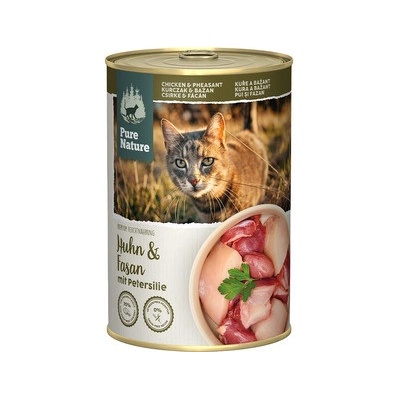 Pure Nature Cat Adult kura a Bažant s petrželkou 400 g