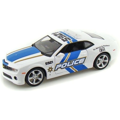 Maisto Chevrolet Camaro SS RS 2010 Policie Bílé 1:24