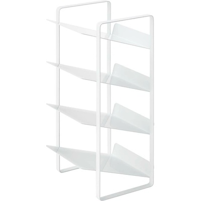 YAMAZAKI Stojan na láhve Tower 4304, kov, v.40 cm, bílý