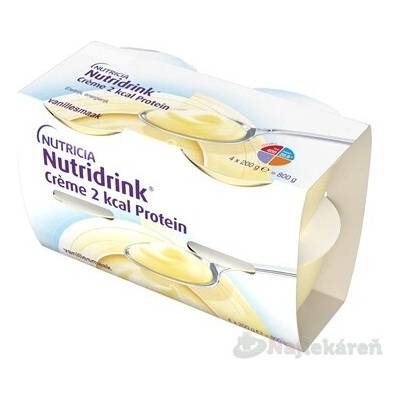 Nutridrink Crème 2 kcal Protein s vanilkovou príchuťou 24x200 g