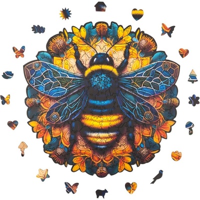 Milliwood Дървен пъзел Milliwood, Peace and Harmony, 206 ч. - Мандала, Изобилие (M-Abundance-5065-C)