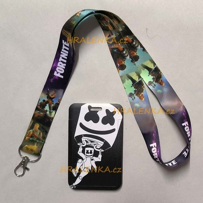 Šňůrka na krk 26157 s cedulkou na ID karty Fortnite